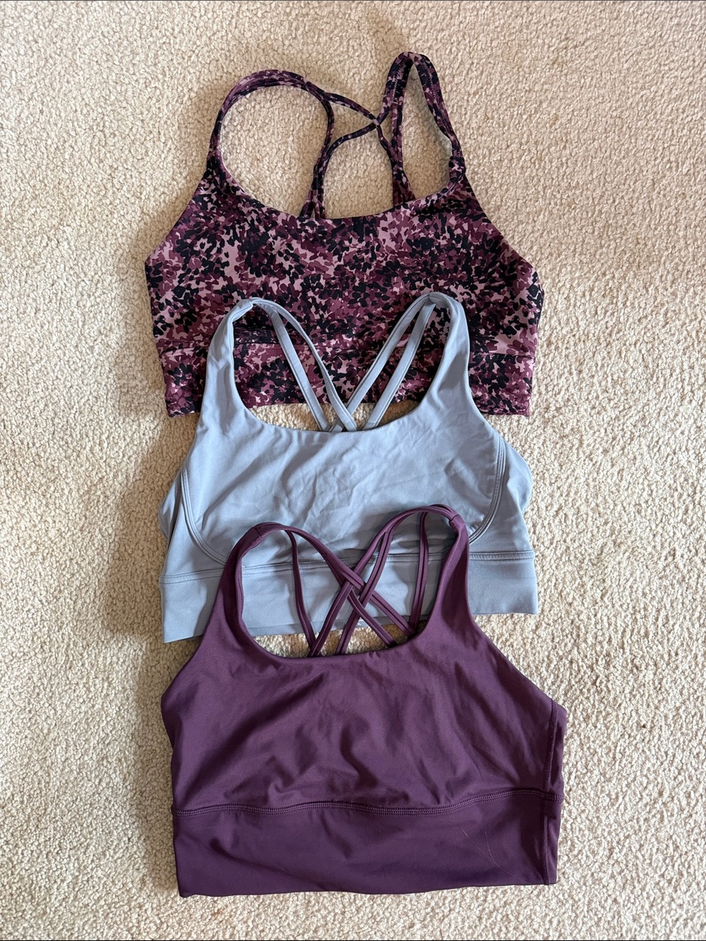 Lot of 3 Sports Bras
